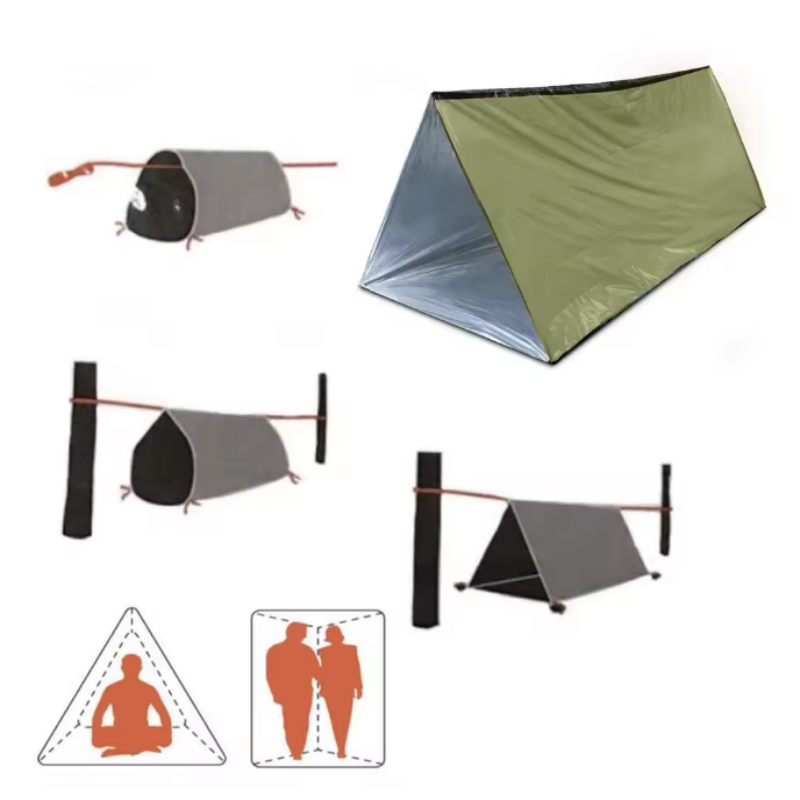 Emergency Mylar Tent - Tenda Tubolare di Emergenza in Mylar