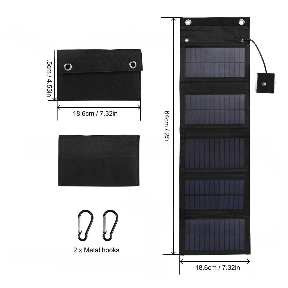 Solar Emergency Charger - Caricatore solare pieghevole per pannello solare