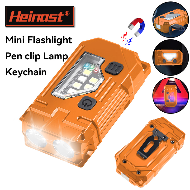 Fishing Kit Compact - Mini portachiavi torcia EDC torcia magnetica