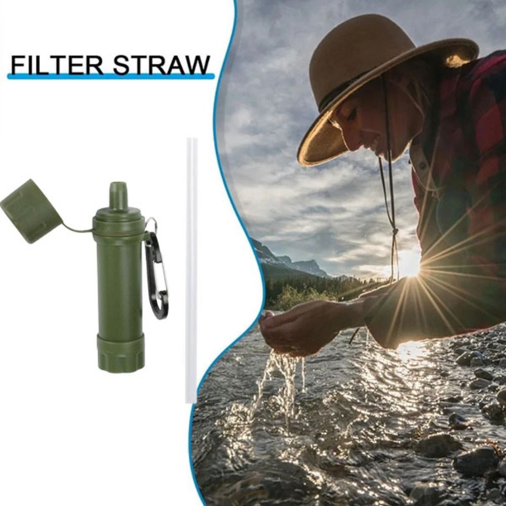 Water Purification Straw - Mini Filtro Acqua Portatile a Cannuccia