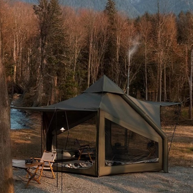 Emergency Mylar Tent - Tenda gonfiabile turistica per famiglie Tenda