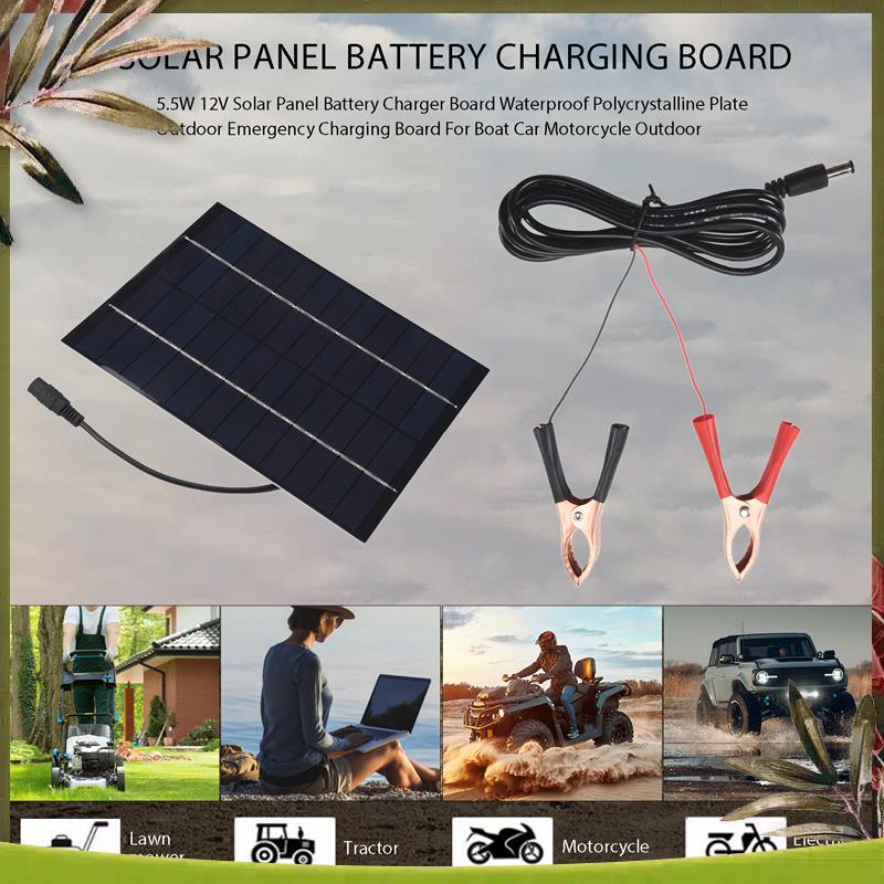 AB98-5.5W 12V Pannello Solare  - Solar Emergency Charger recensione e prezzo
