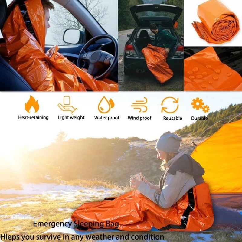 Sacco a Pelo Termico Portatile - Bivy Bag Emergency recensione e prezzo