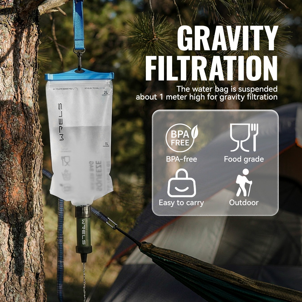 WRELS Purificatore d'Acqua Por - Water Purification Straw recensione e prezzo