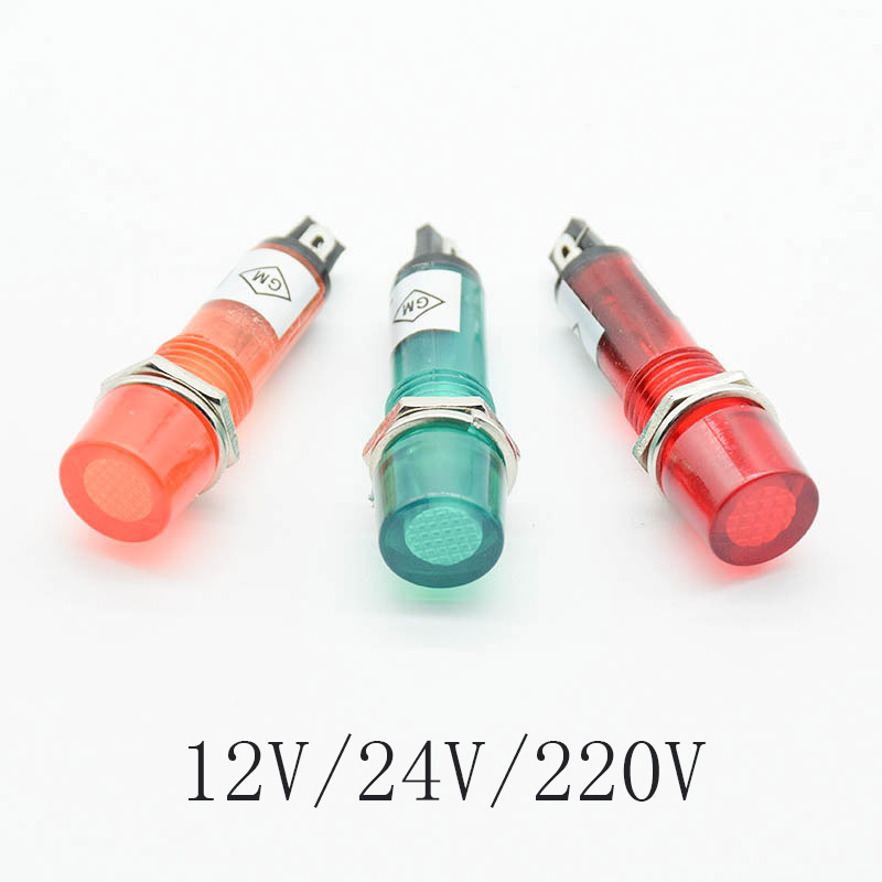 5 pezzi 220V 12V 24V DC foro d - Signal Panel Orange recensione e prezzo