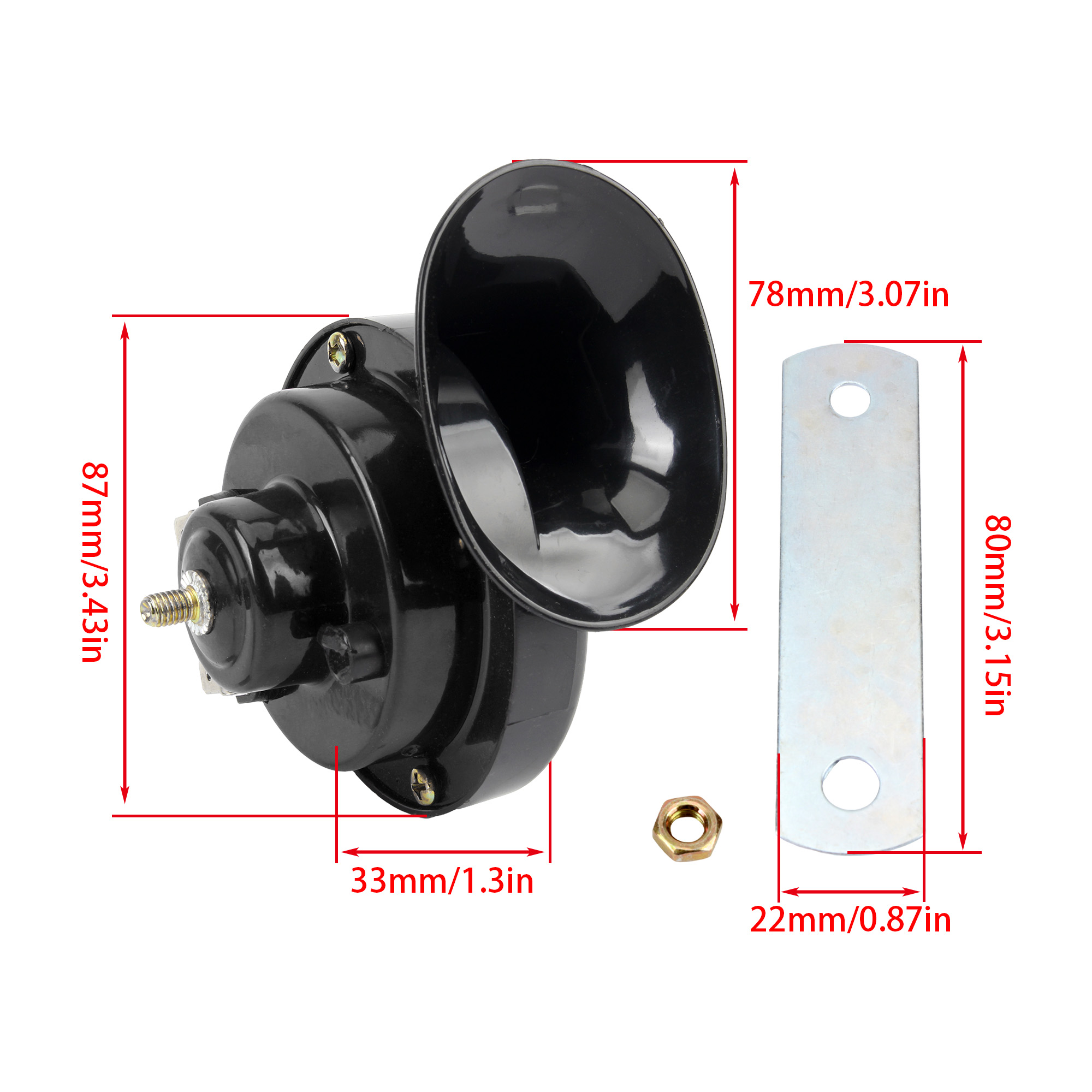 12V 24V Universale Tromba Corn - Emergency Whistle Loud recensione e prezzo
