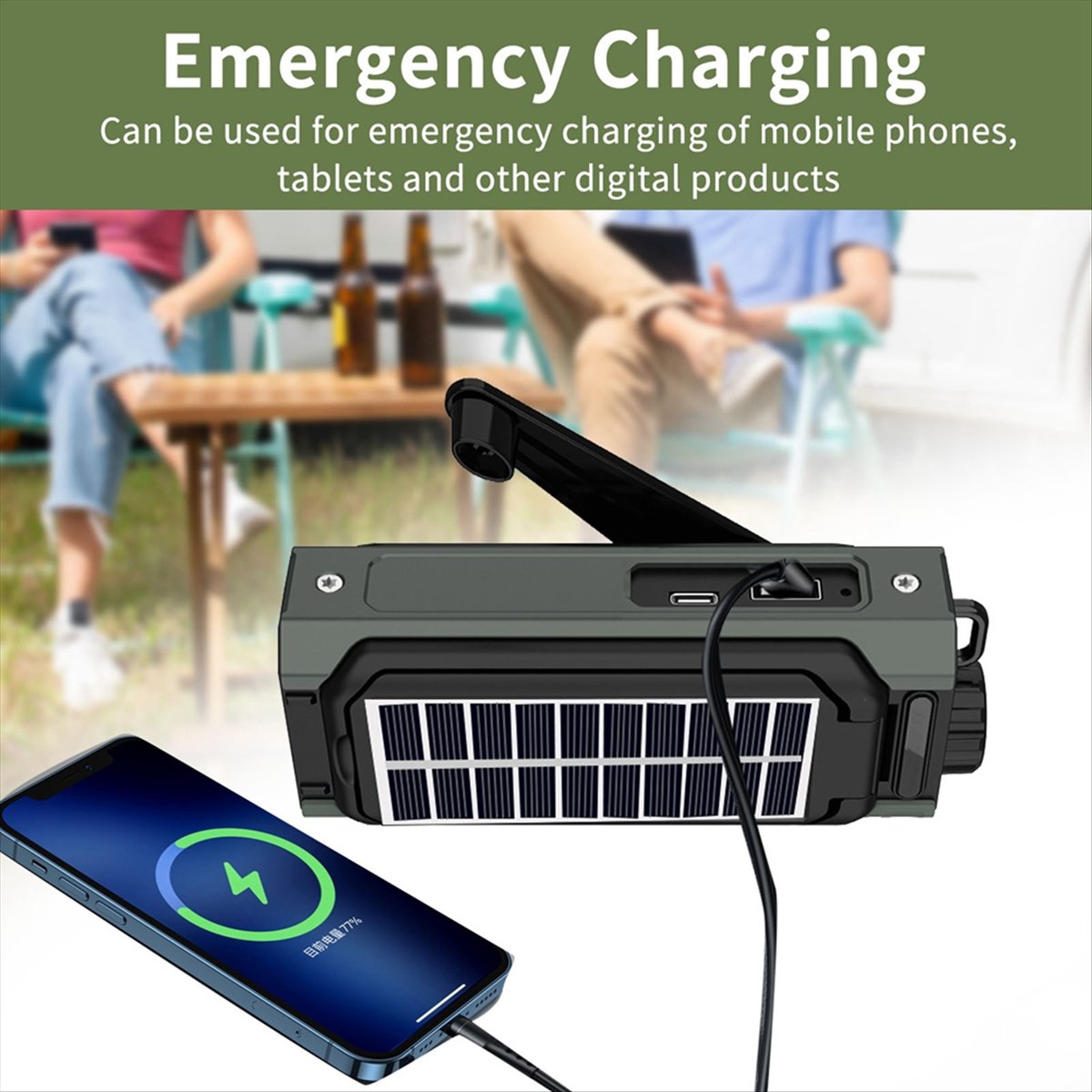 Radio Solare Portatile A26Z, R - Solar Emergency Charger recensione e prezzo