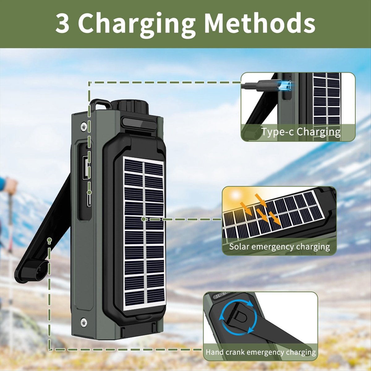 Radio Solare Portatile A26Z, R - Solar Emergency Charger recensione e prezzo