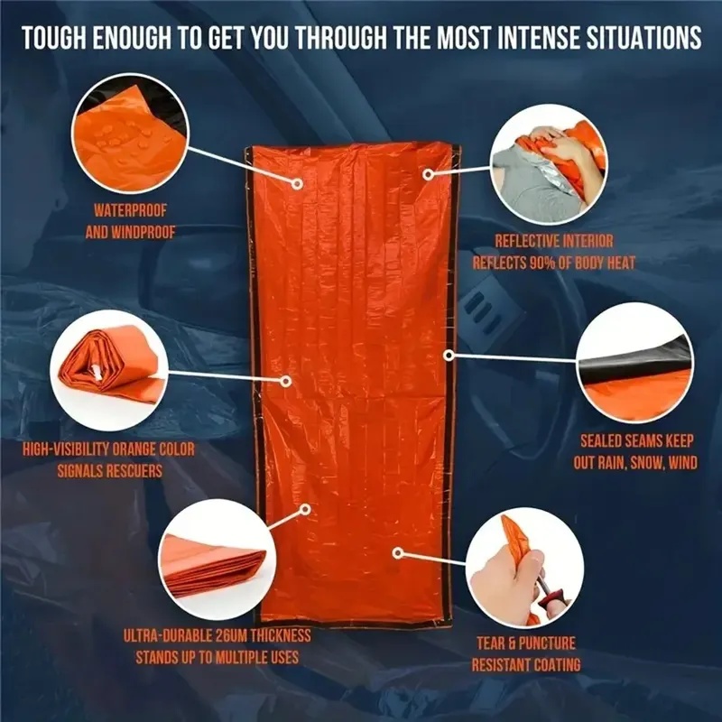 Sacco a Pelo di Emergenza Ultr - Emergency Mylar Tent recensione e prezzo