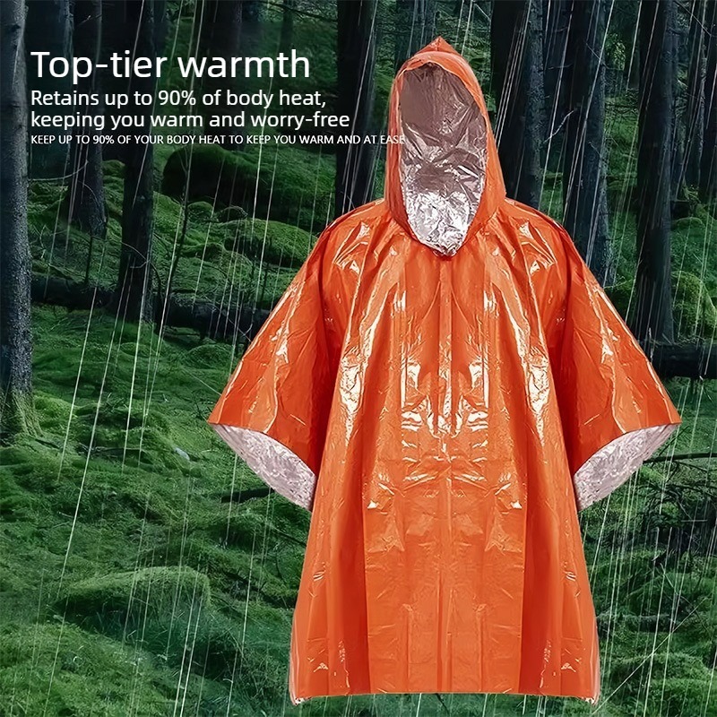 Coperta termica in lamina di a - Emergency Poncho Rain recensione e prezzo